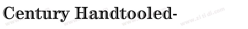 Century Handtooled字体转换